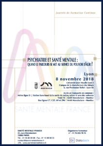 Lire la suite à propos de l’article Santé Mentale France : Journées de formation continue du 8 novembre 2018 à Lyon