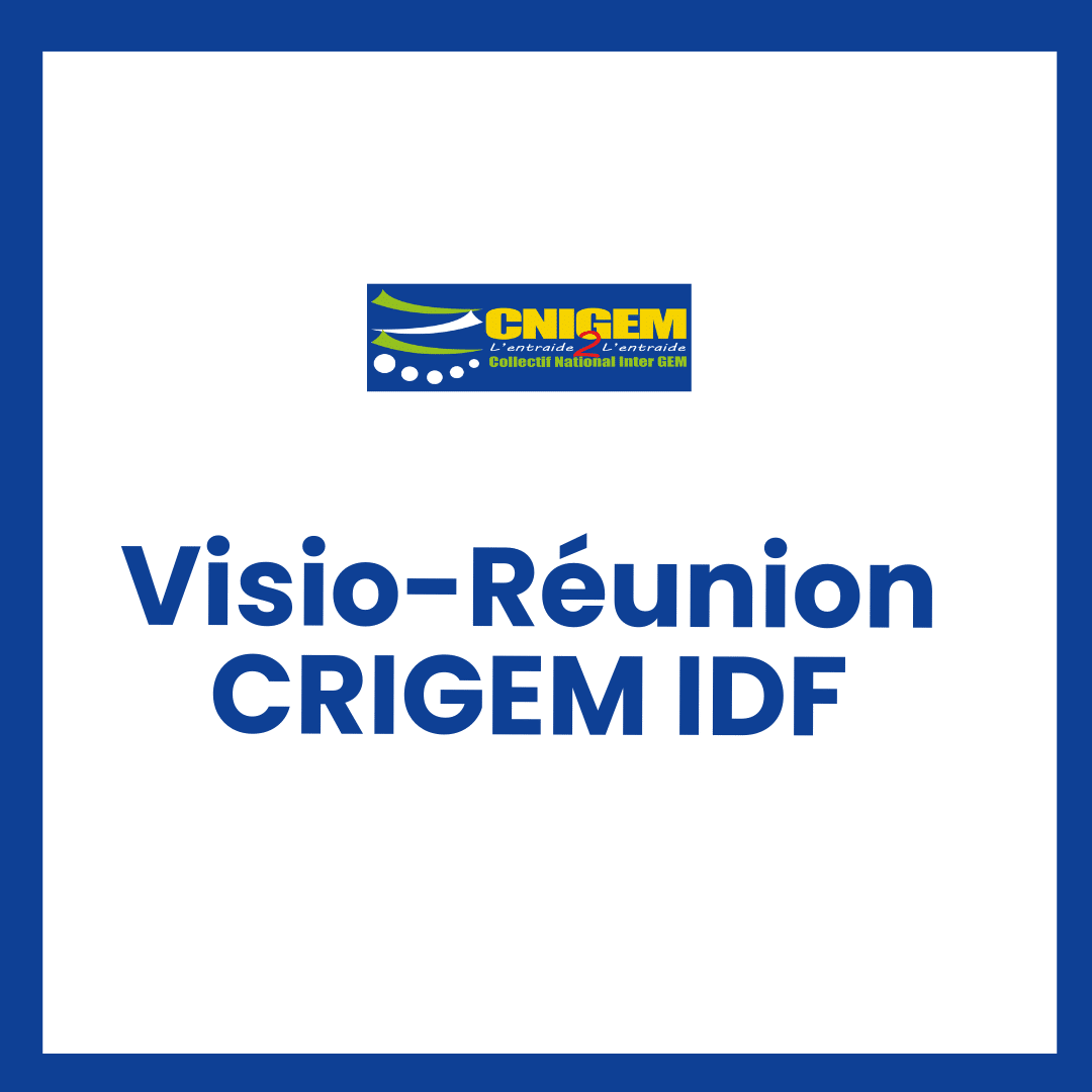 CNIGEM et CRIGEM IDF 2025 : Compte rendu de la Visio-Réunion